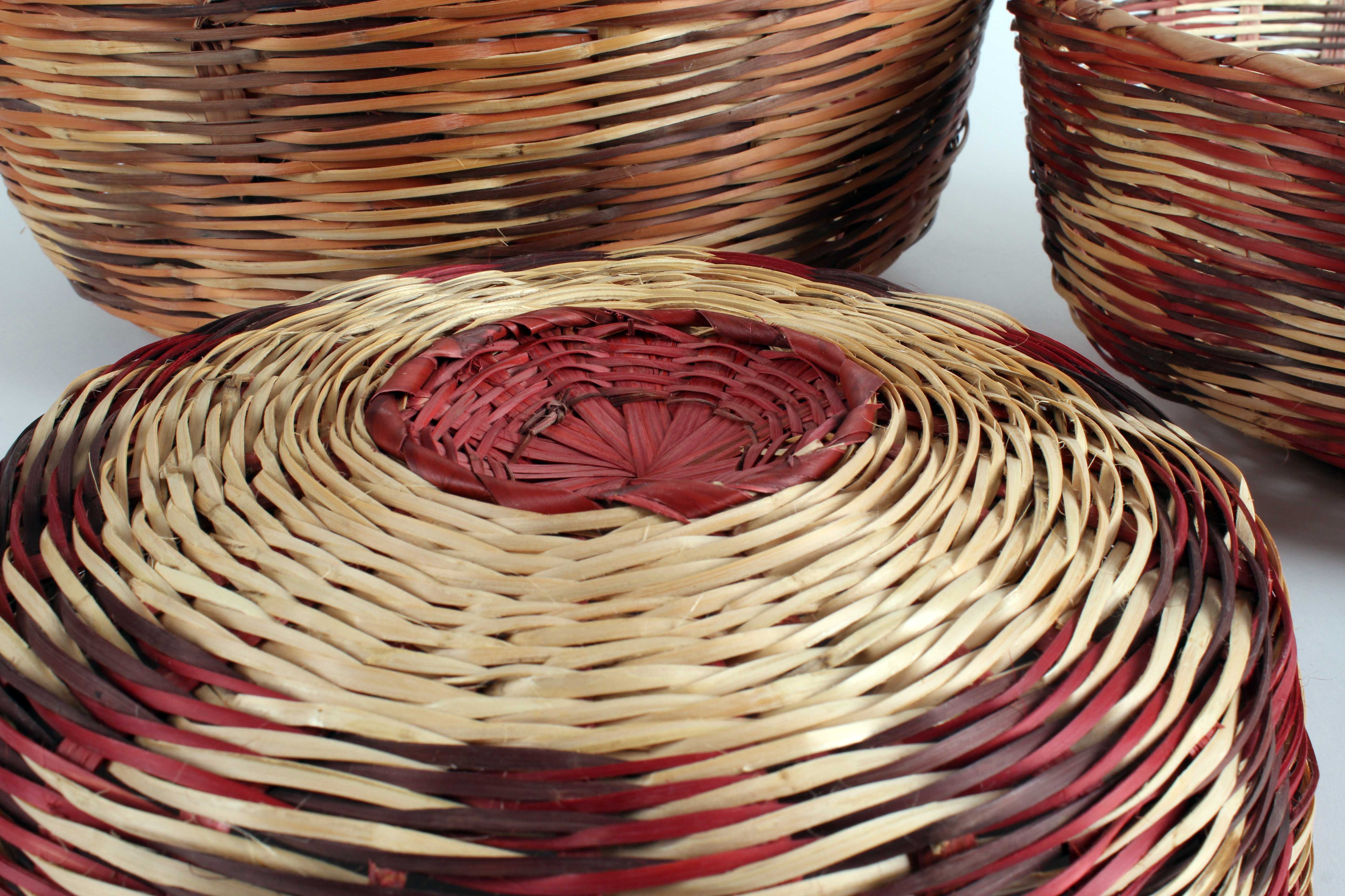 Collection of Elijah Dumas Carolina Sweet Grass Baskets EBTH