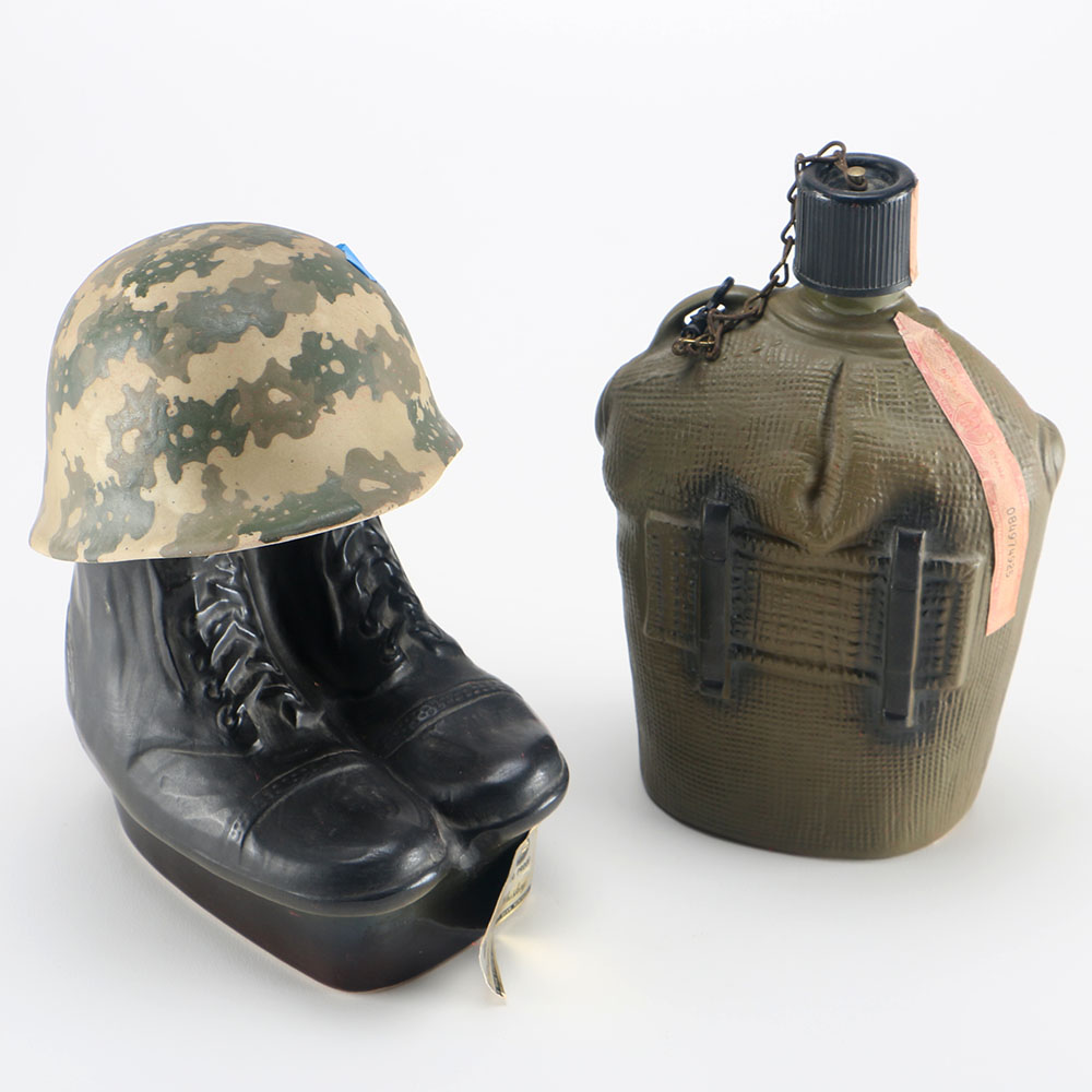 1970s Jim Beam Vietnam War Decanters EBTH