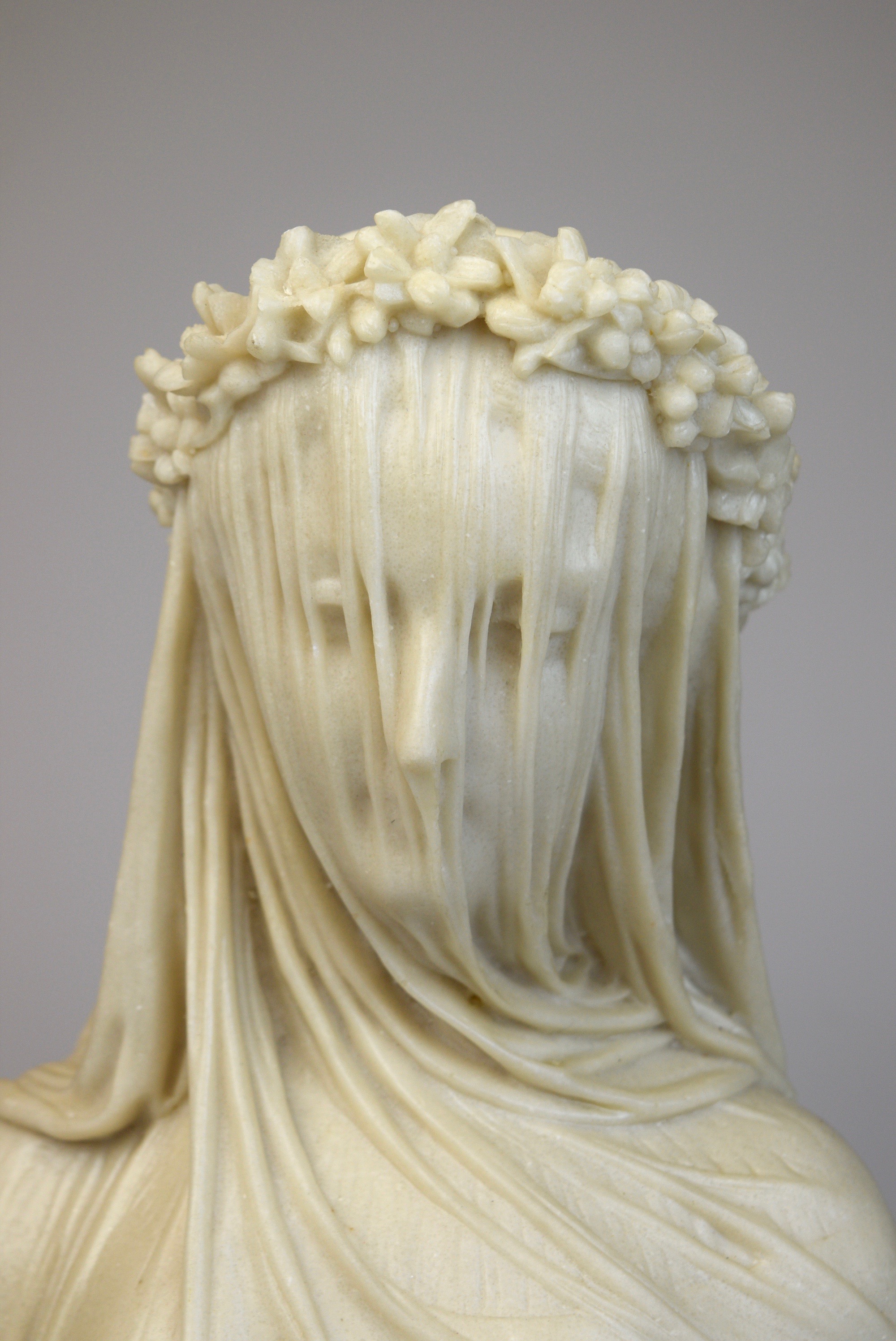 'Veiled Lady' Raffaelle Monti Italian Reproduction Sculpture | EBTH