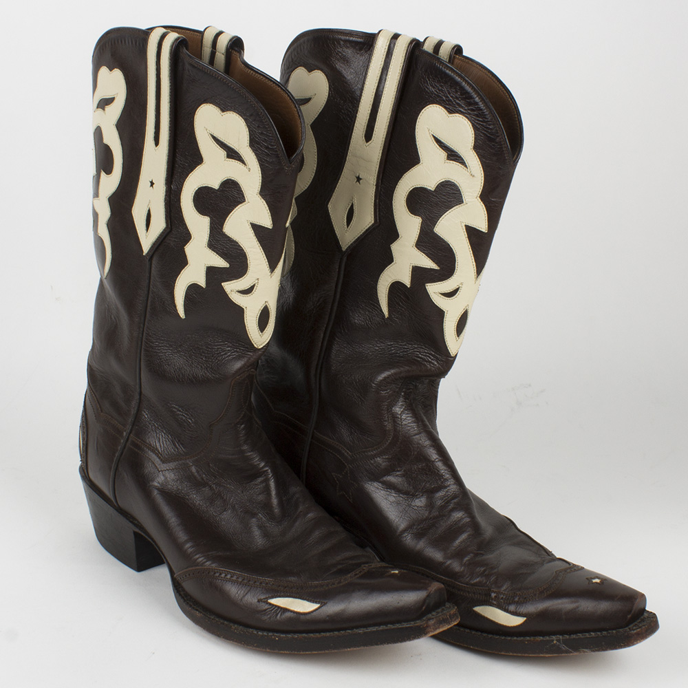 kangaroo leather boots cowboy