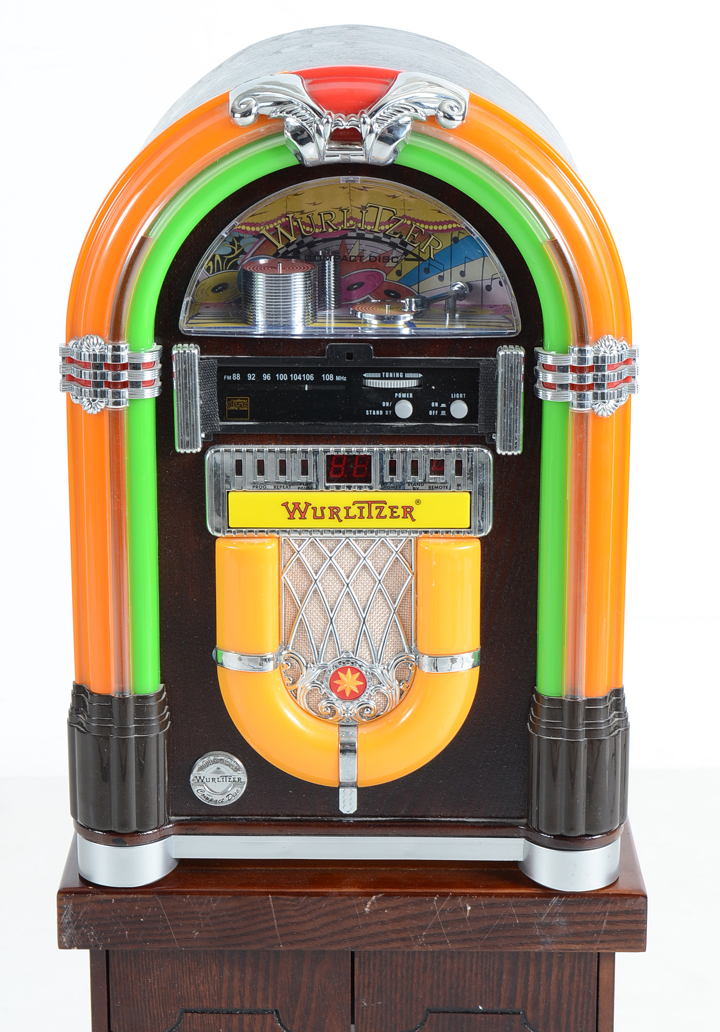 Crosley WR18 Wurlitzer Jukebox Radio & CD Storage WVXU EBTH