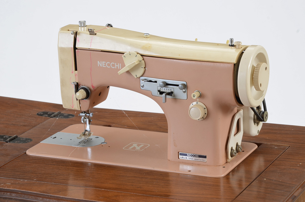 Necchi Vintage Sewing Machine Table EBTH