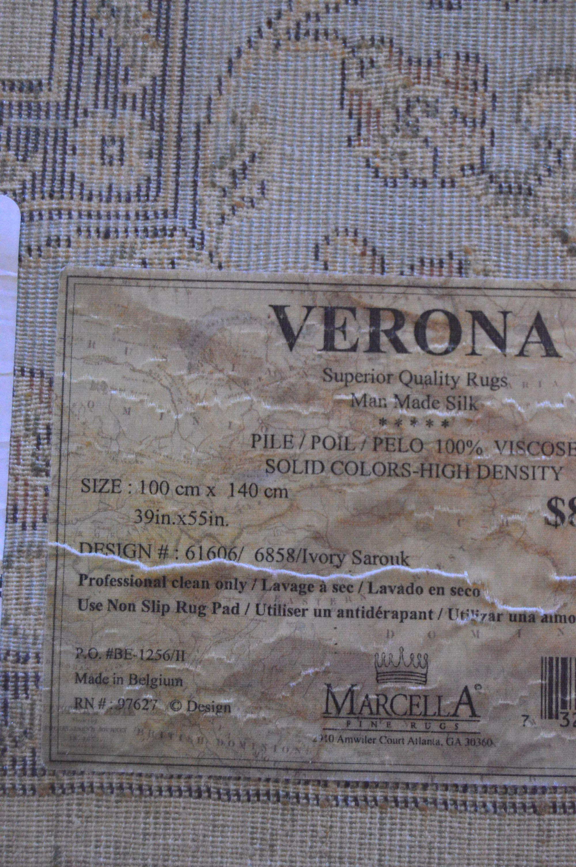 "Verona" Art Silk Rug by Marcella EBTH