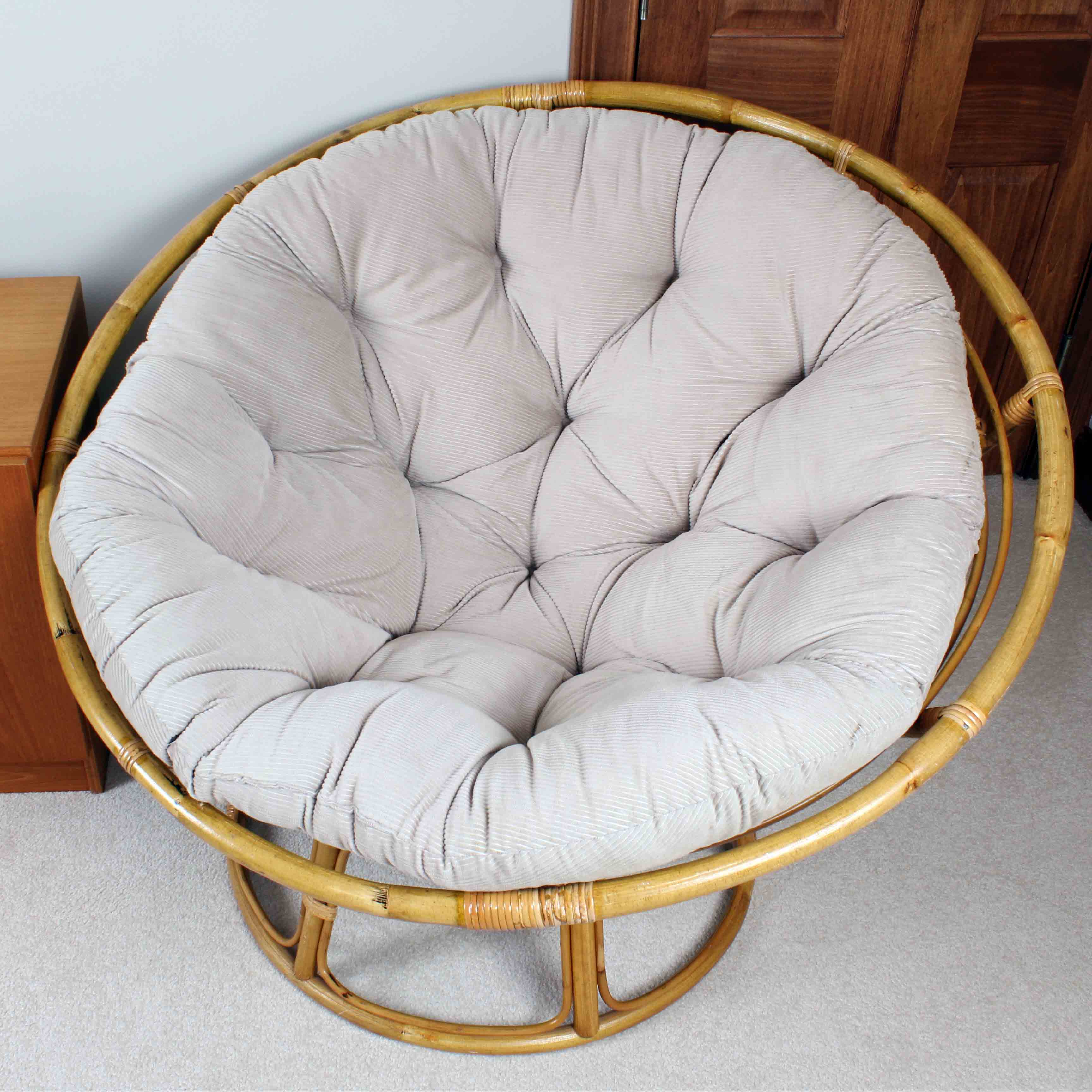 Pier One Rattan Papasan Chair with Laminate EBTH