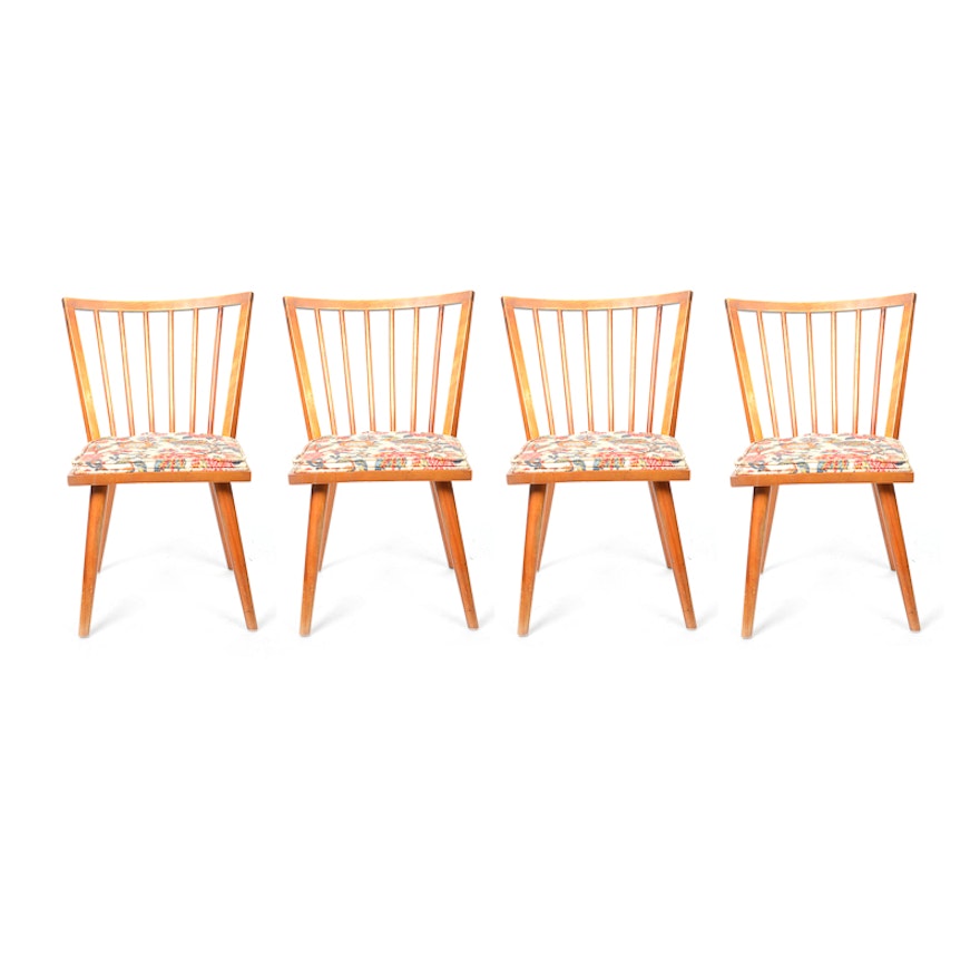 Set Of Dining Chairs By Conant Ball Furniture Makers Ebth
