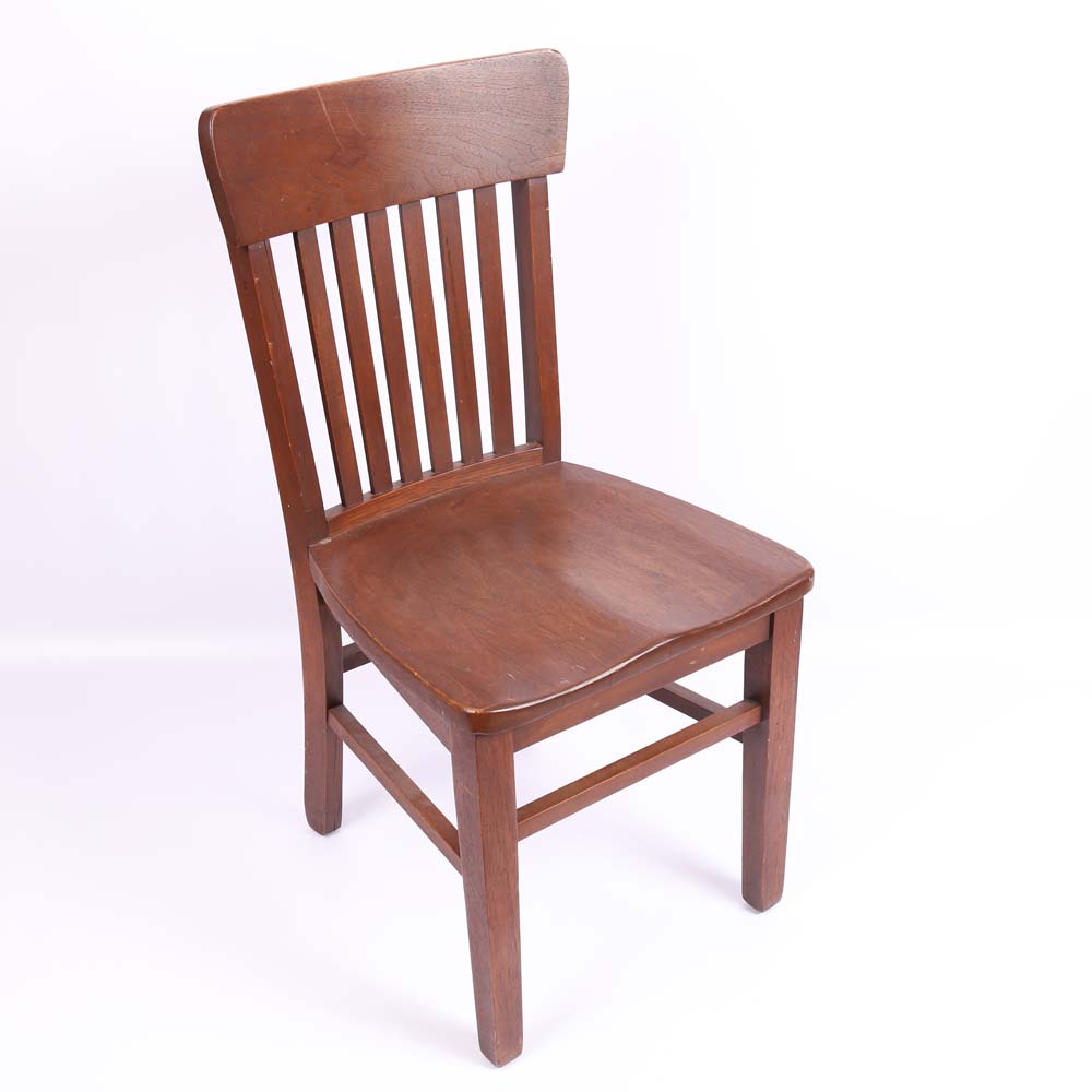 Vintage Mission Style Desk Chair Ebth