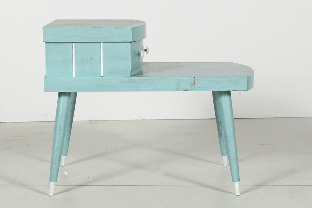 Mid Century Modern Painted End Table EBTH