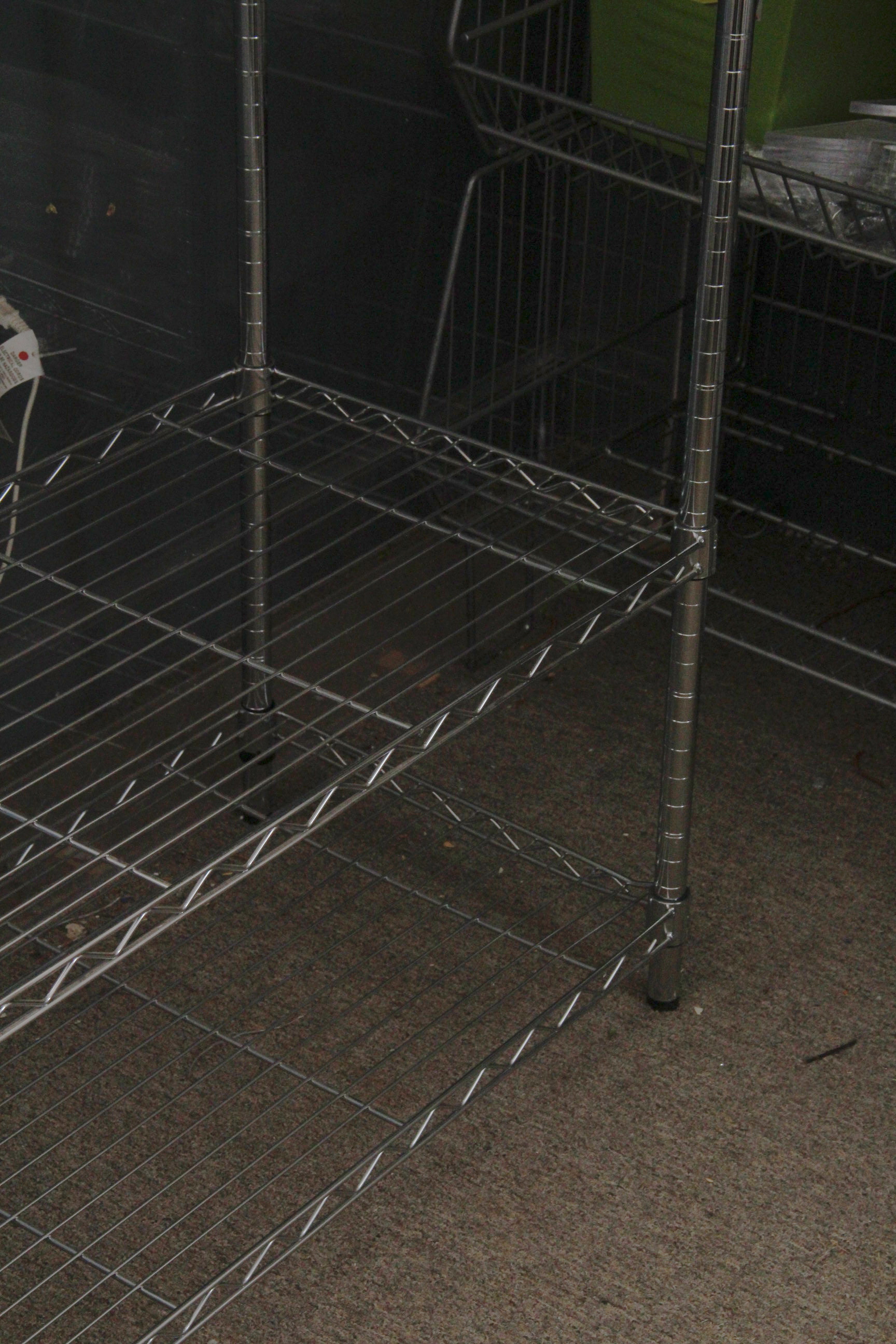 Chrome Shelf Tech System Metal Shelving Unit EBTH