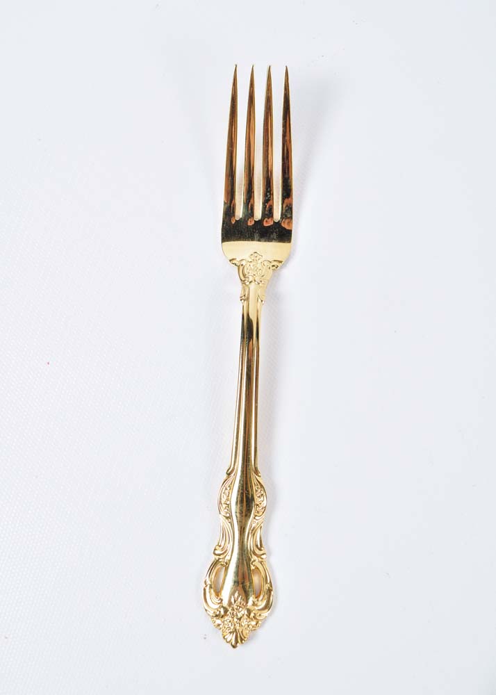 Retroneu Regence Gold Plated Flatware EBTH
