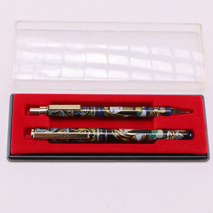 toevoegen aan . Continent Egyptian Micro Ceramic Pen and Pencil Set with Presentation Case | EBTH