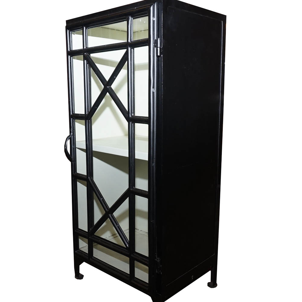 Glass Front Metal Medicine Cabinet Ebth