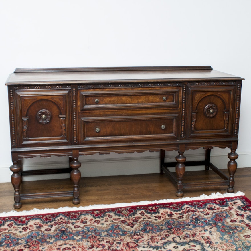 Antique Buffet Table Antique Buffet Table