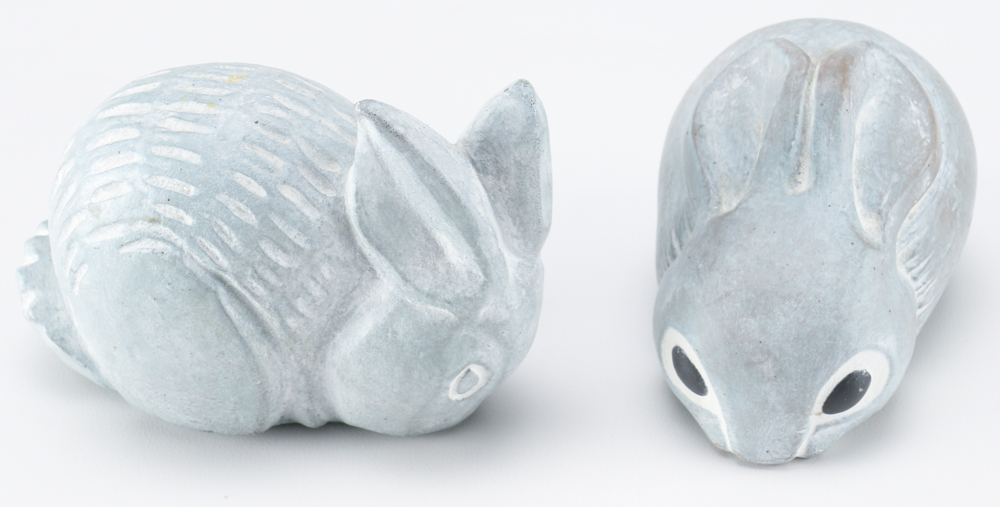 Assortment of Signed Isabel Bloom Carved Stone Animal Sculptures EBTH