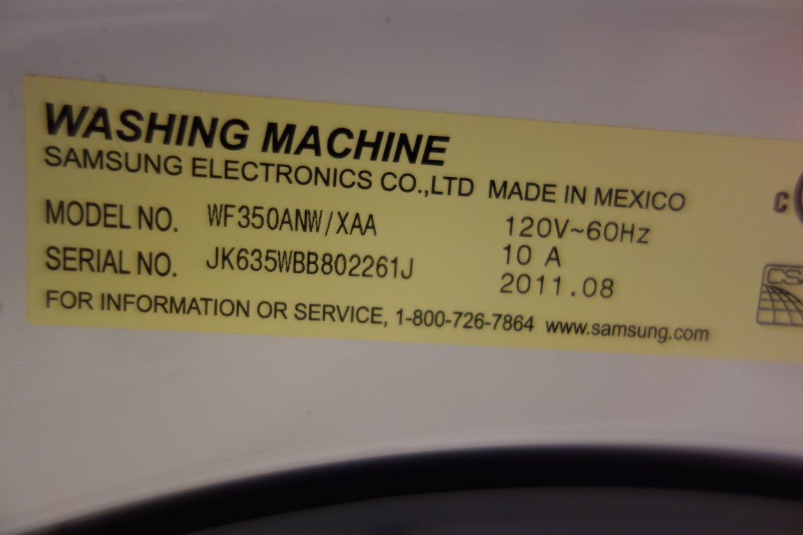 Samsung VRT Steam Washer & Dryer Set EBTH