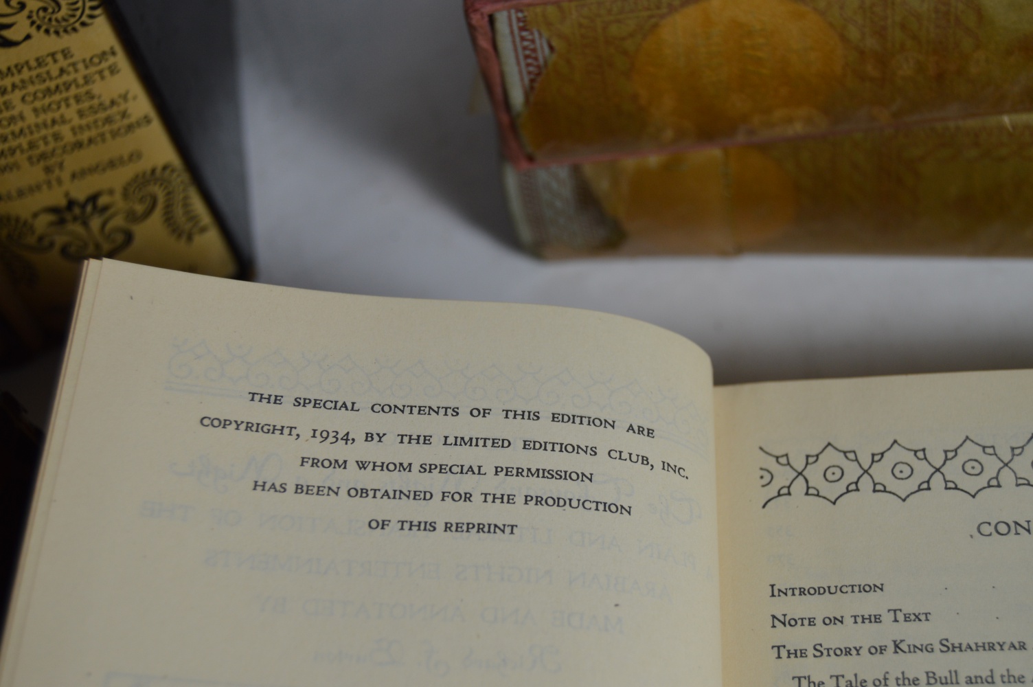 ThreeSet Volumes of "Arabian Nights", Vintage HeritageBooks EBTH