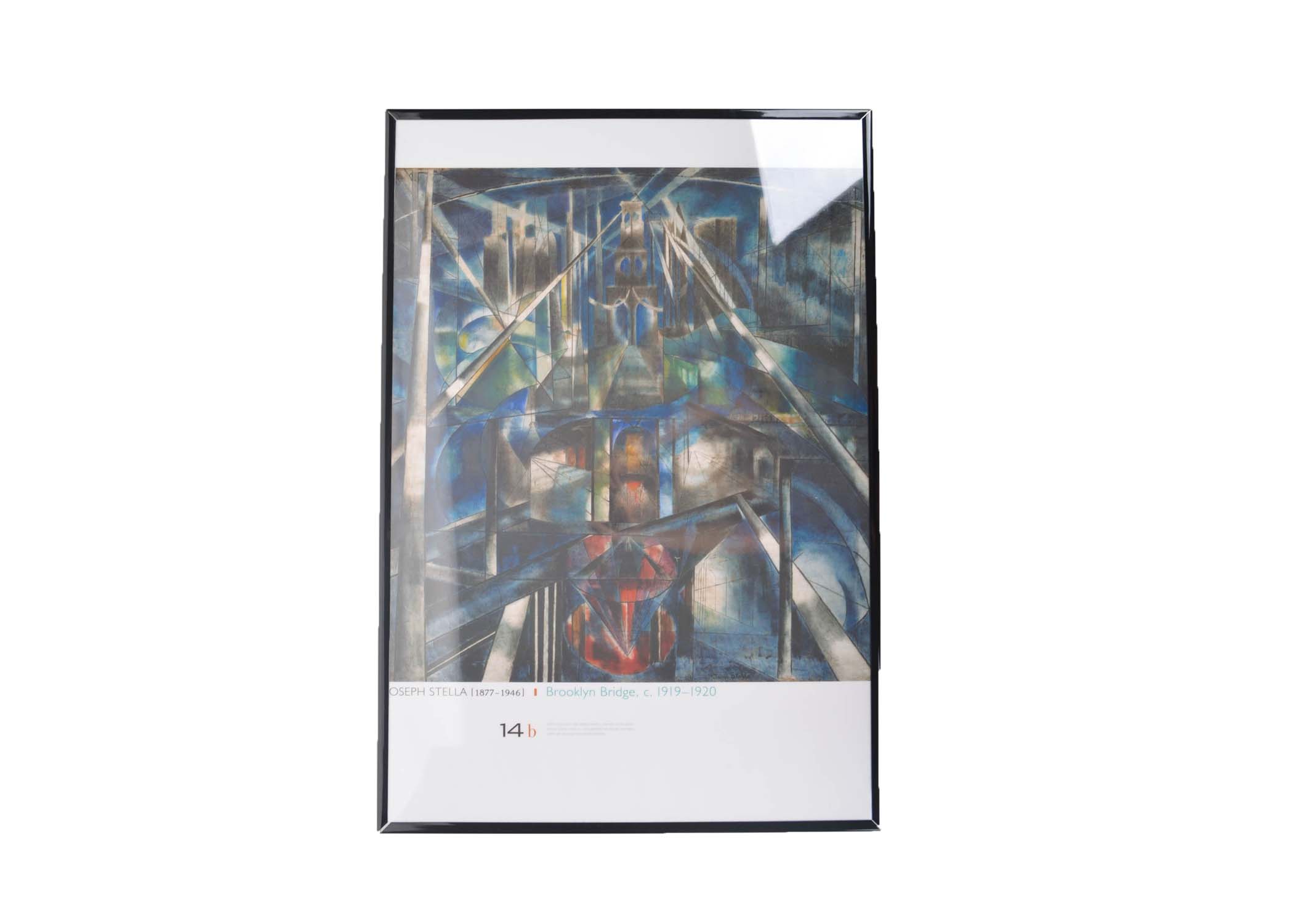 Joseph Stella Brooklyn Bridge Framed Poster Ebth