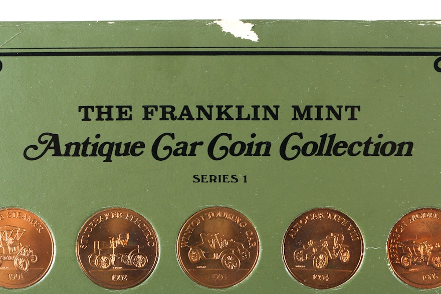 Franklin Mint Antique Car Coin Collection Series 1 | EBTH
