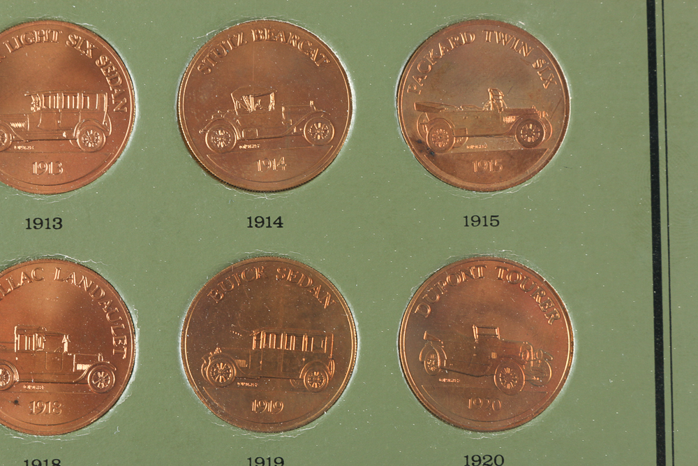 Franklin Mint Antique Car Coin Collection Series 1 EBTH