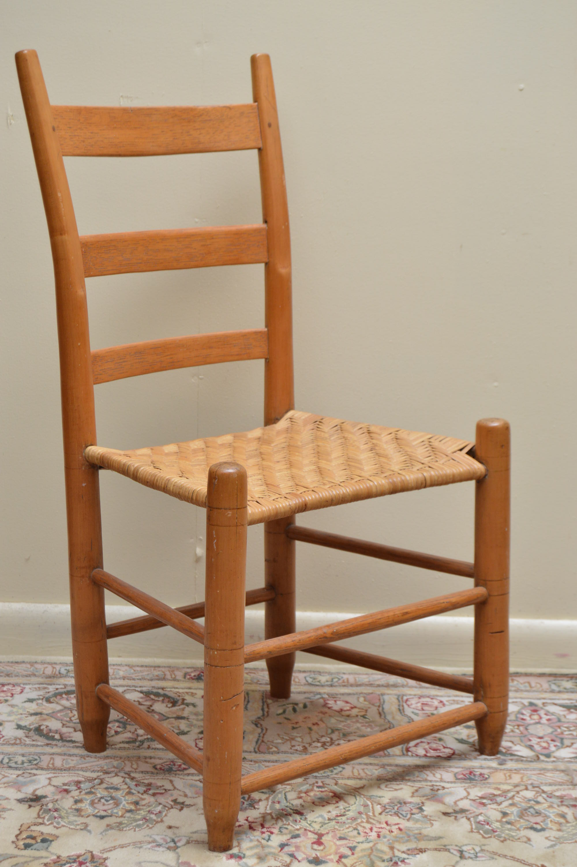 Ladder Back Chairs with Woven Seats EBTH