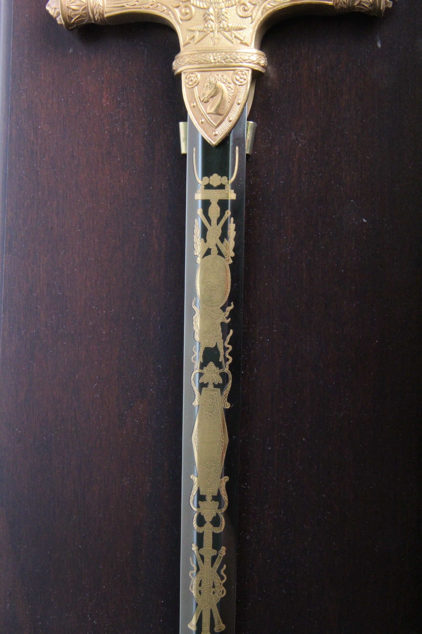 Franklin Mint Coronation Sword of Napoleon I on Hanger EBTH