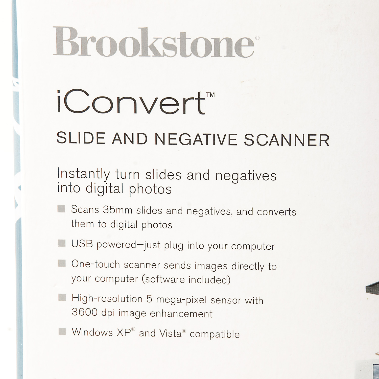 Brookstone iConvert Slide and Negative Scanner EBTH