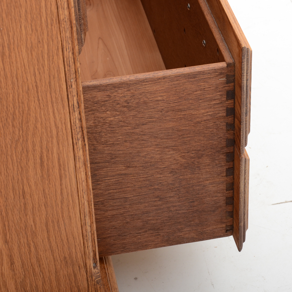 Oakwood Interiors Carved Oak Dresser EBTH