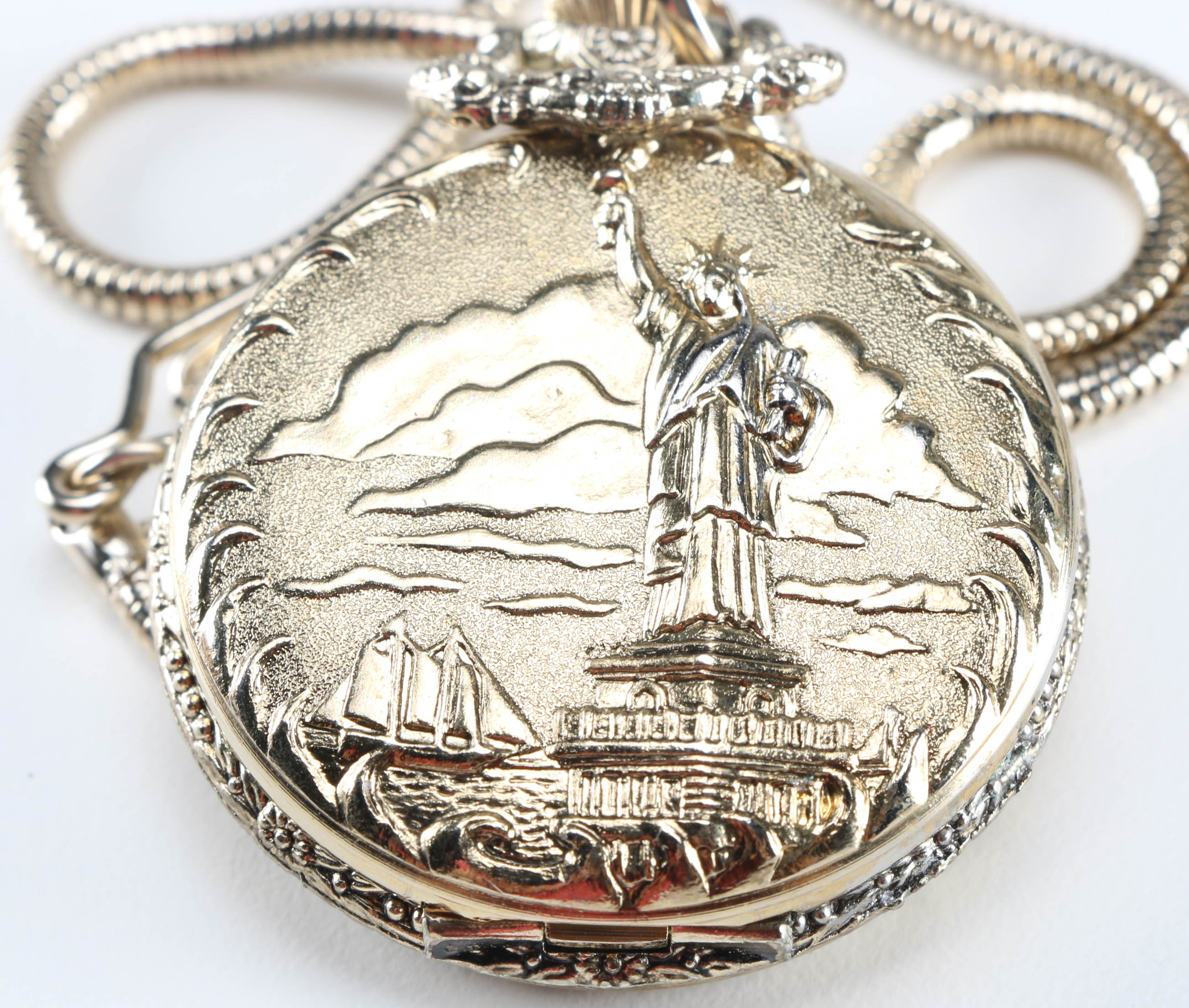 Commemorative Statue of Liberty Pocket Watch by American International