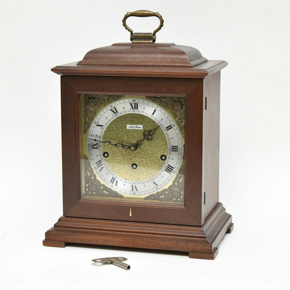 Seth Thomas Legacy 3W Mantel Clock With Original Manual EBTH seth-thomas-legacy-3w-mantel-clock-with-original-manual-ebth
