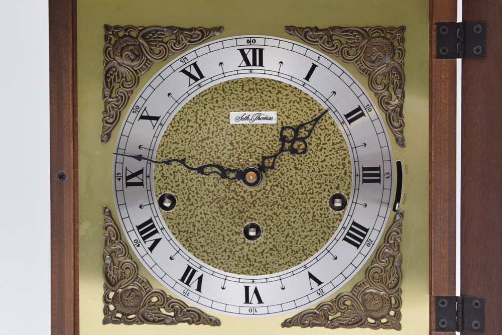 Seth Thomas Legacy 3W Mantel Clock With Original Manual EBTH