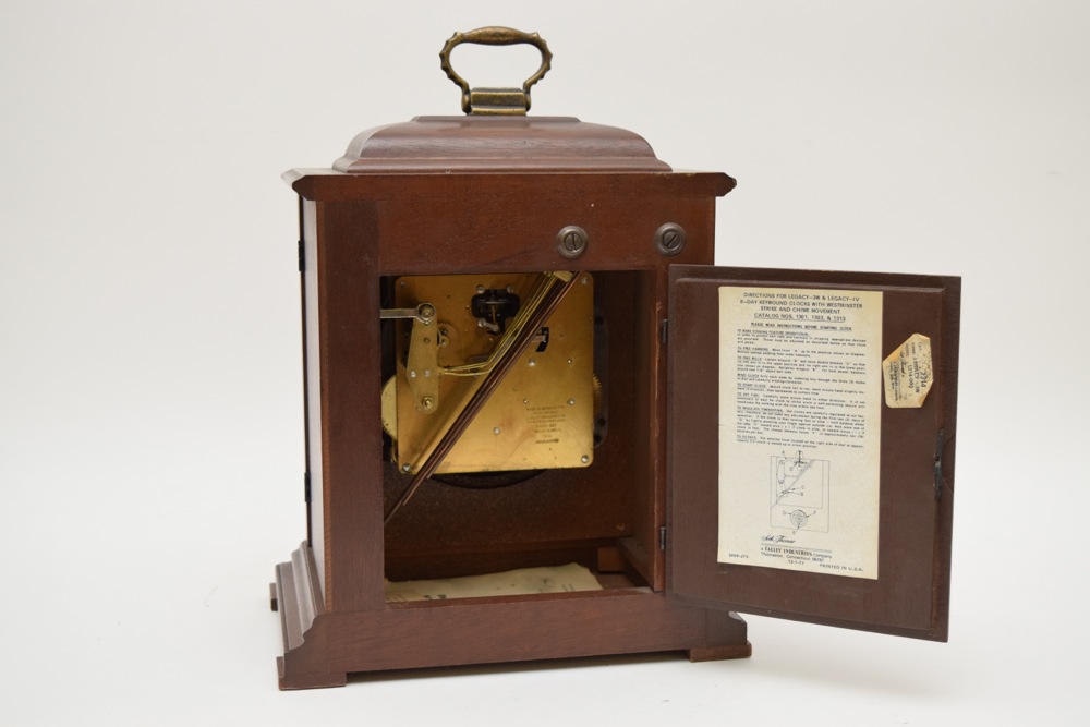 Seth Thomas Legacy 3W Mantel Clock With Original Manual EBTH