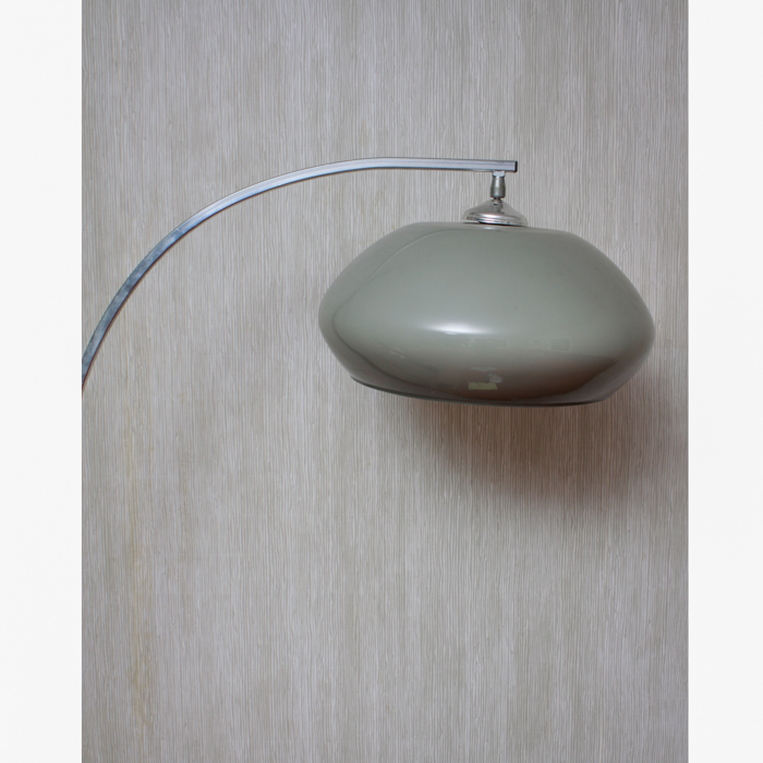 Vintage Mid Century Modern Floor Lamp with Metal Shade | EBTH