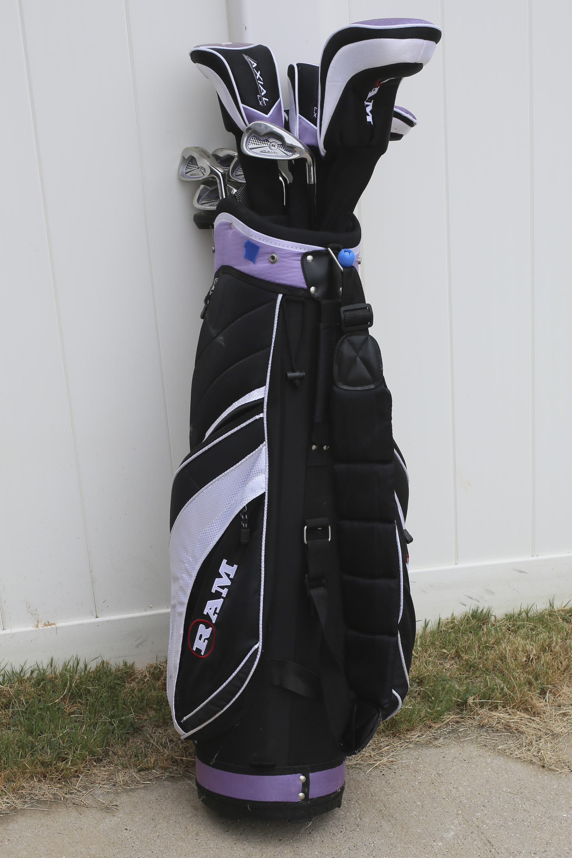 Set of Ram Golf Clubs in a Axial LX Bag EBTH