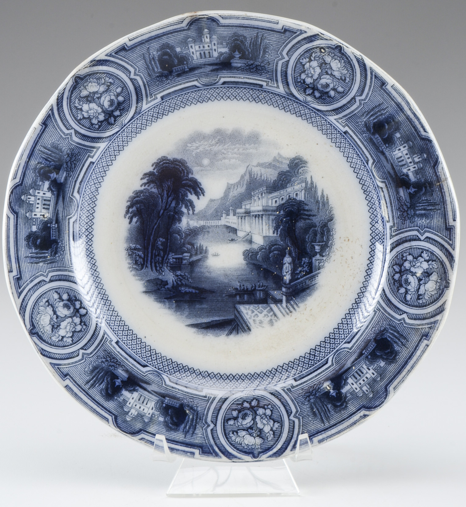 Antique Wedgwood Pearl Stone Ware "California" Plates EBTH