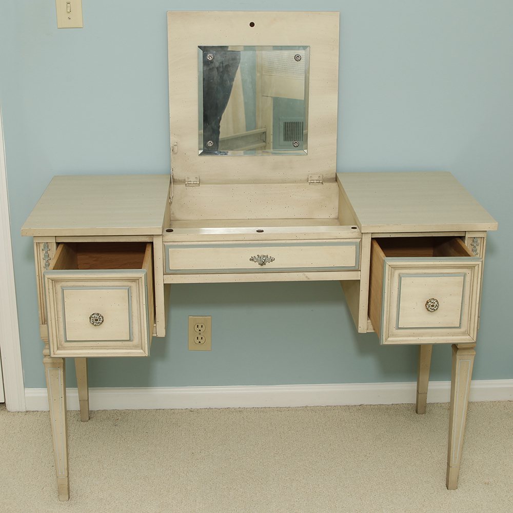 Dixie Furniture French Provincial Vanity Table EBTH