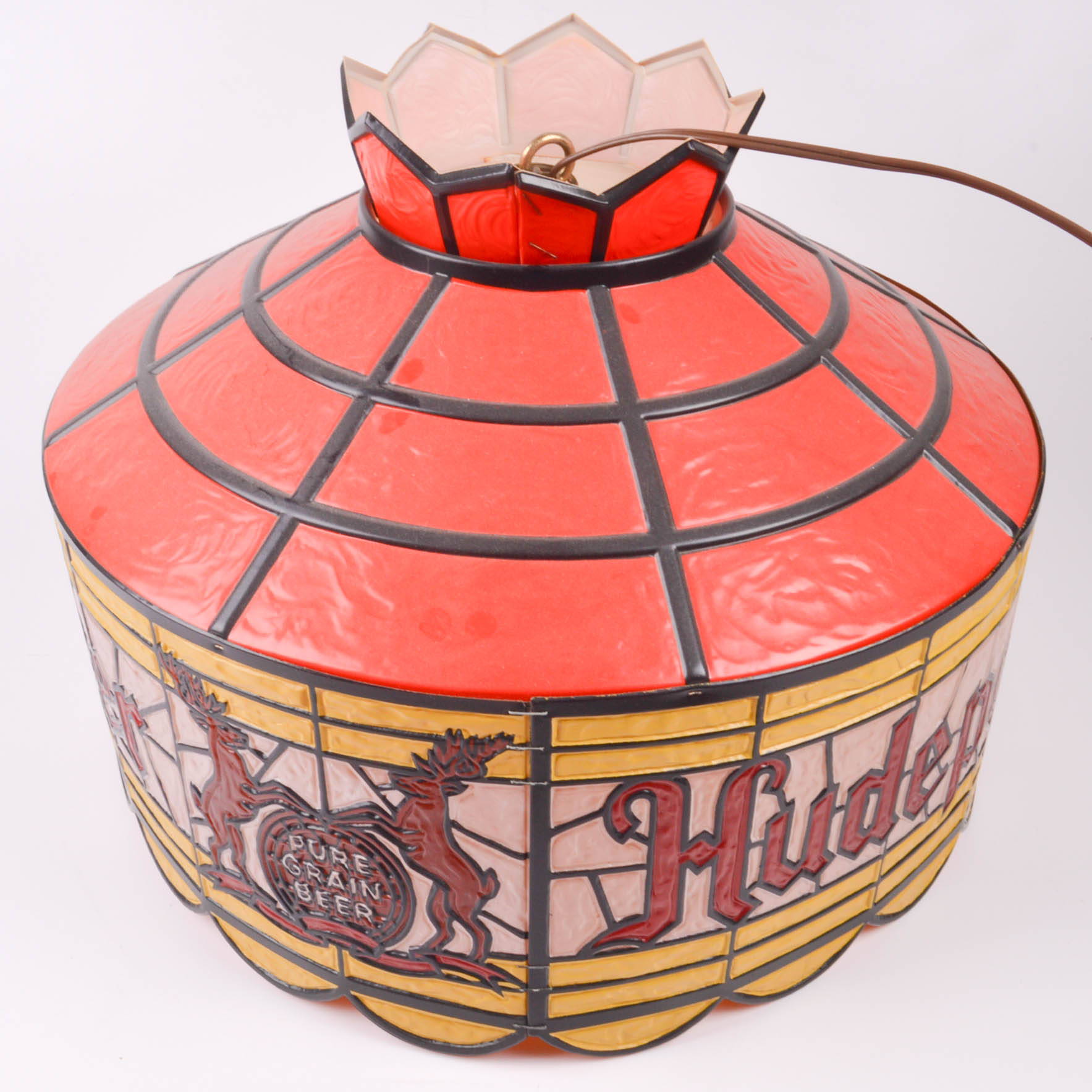 Hudepohl Beer Hanging Light EBTH