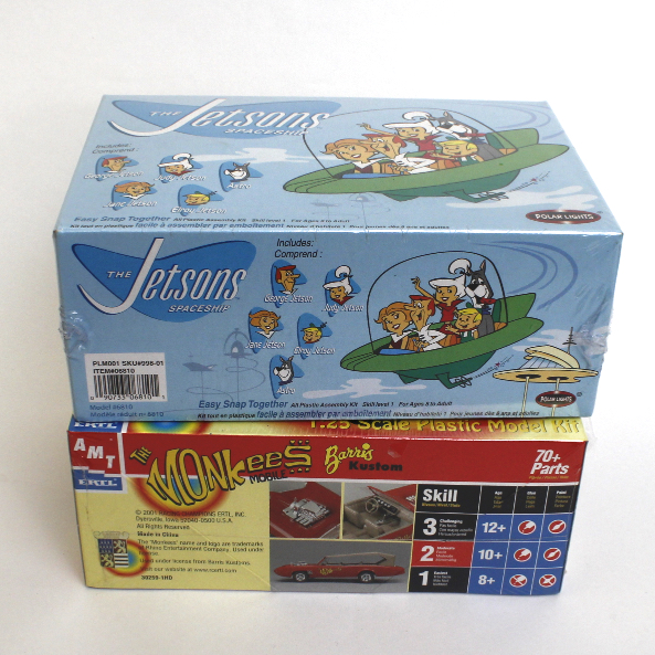 "Jetsons" Spaceship Model and "The Monkees" Mobile Scale Model Car EBTH