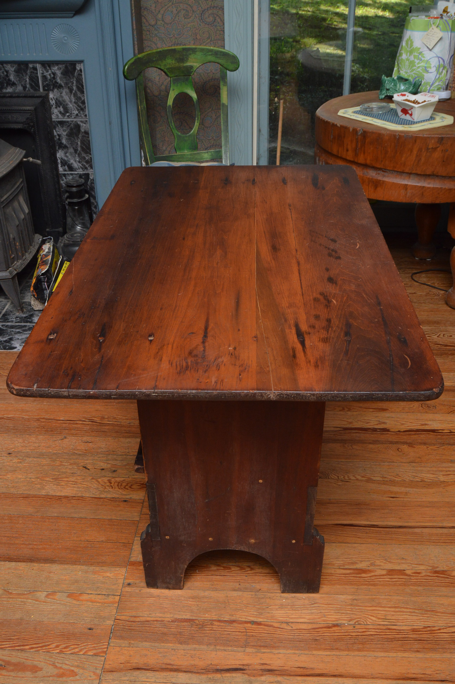 Vintage Flip Top Table into Bench EBTH