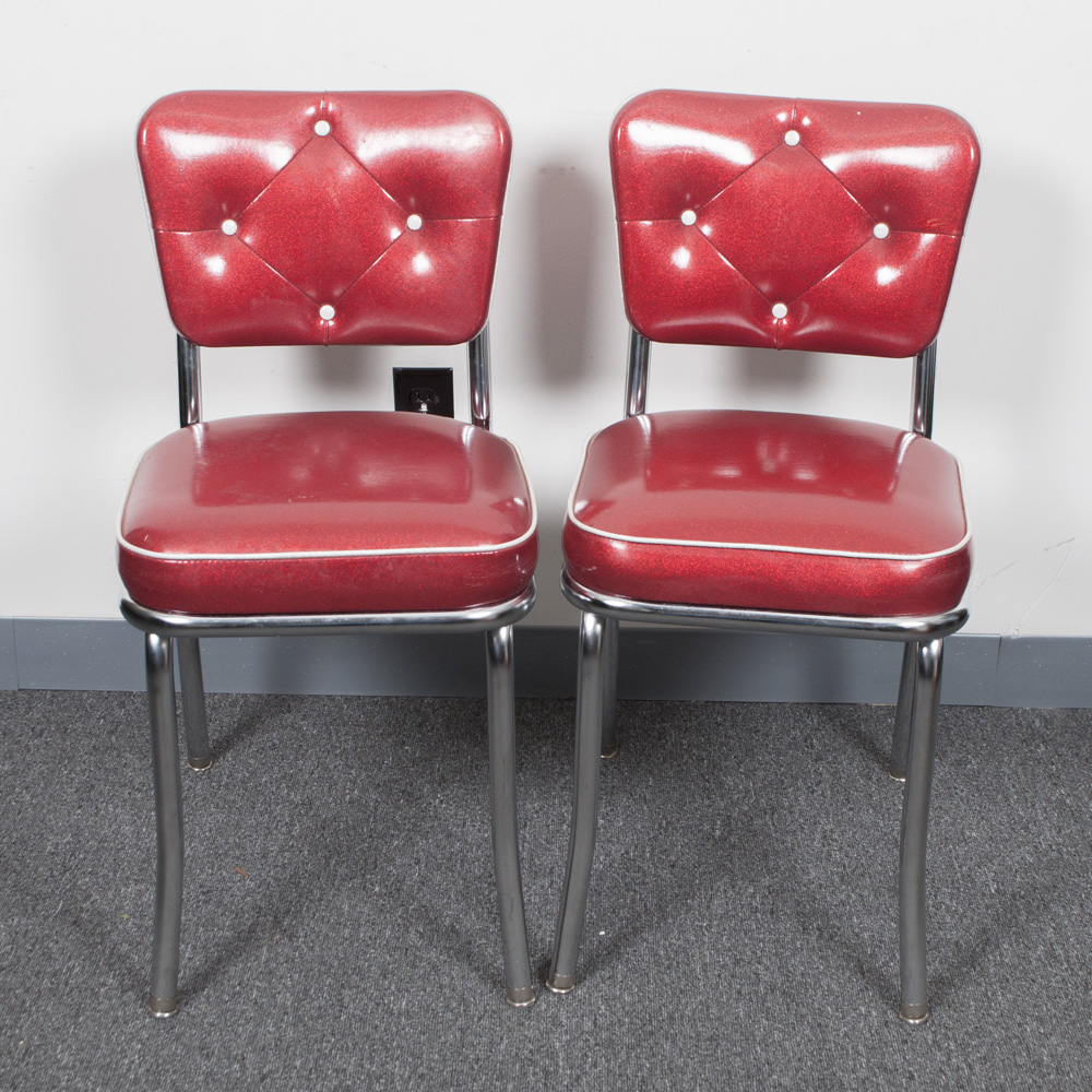 Pair of Retro Side Chairs EBTH