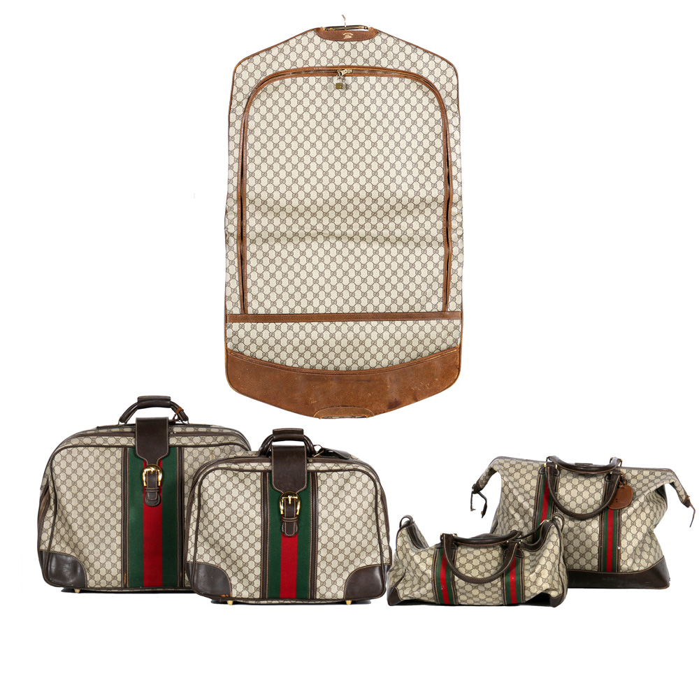 Gucci "bing" Luggage Set EBTH