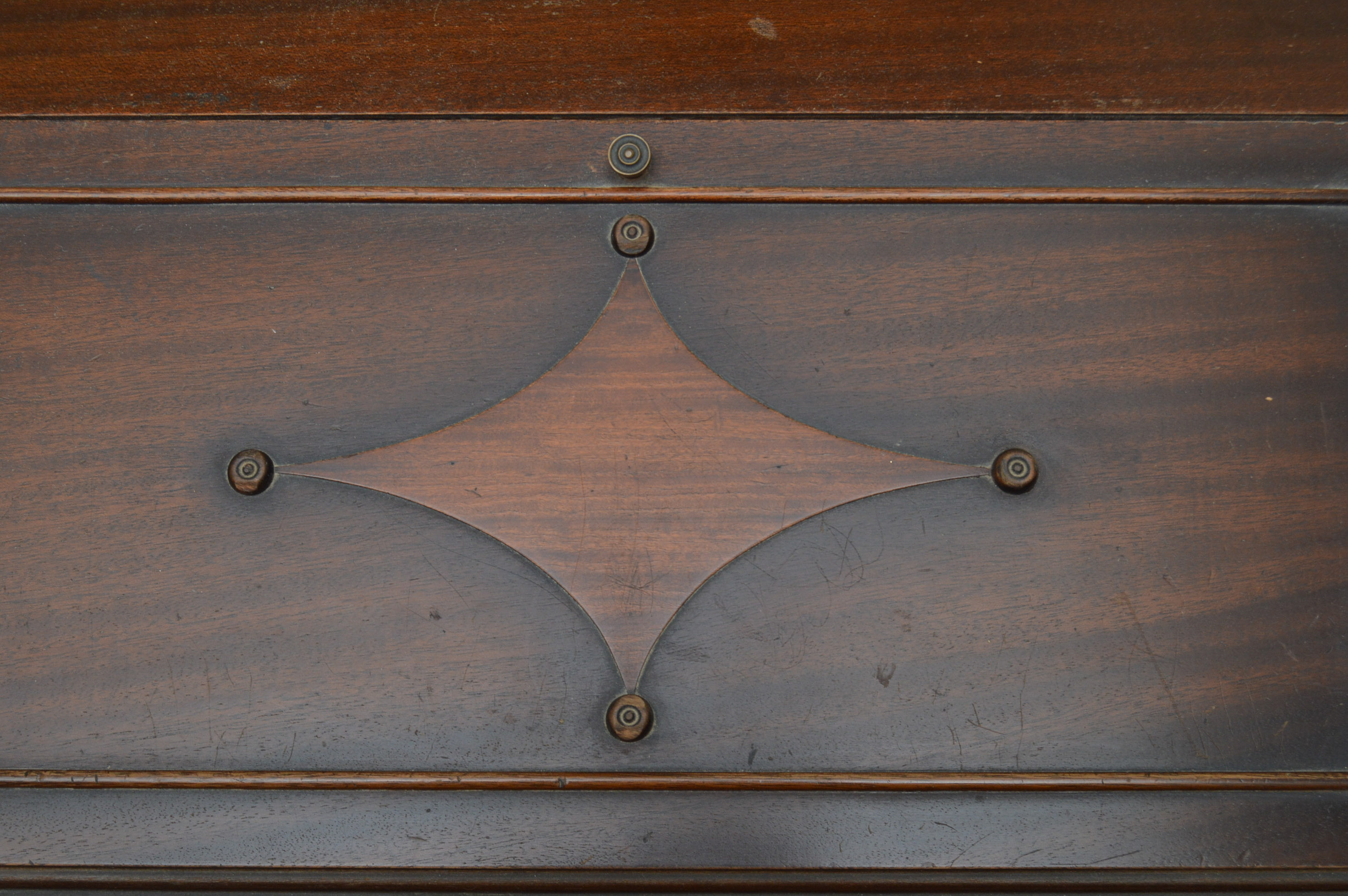 Mahogany Veneer Desk by Breuners Furniture EBTH