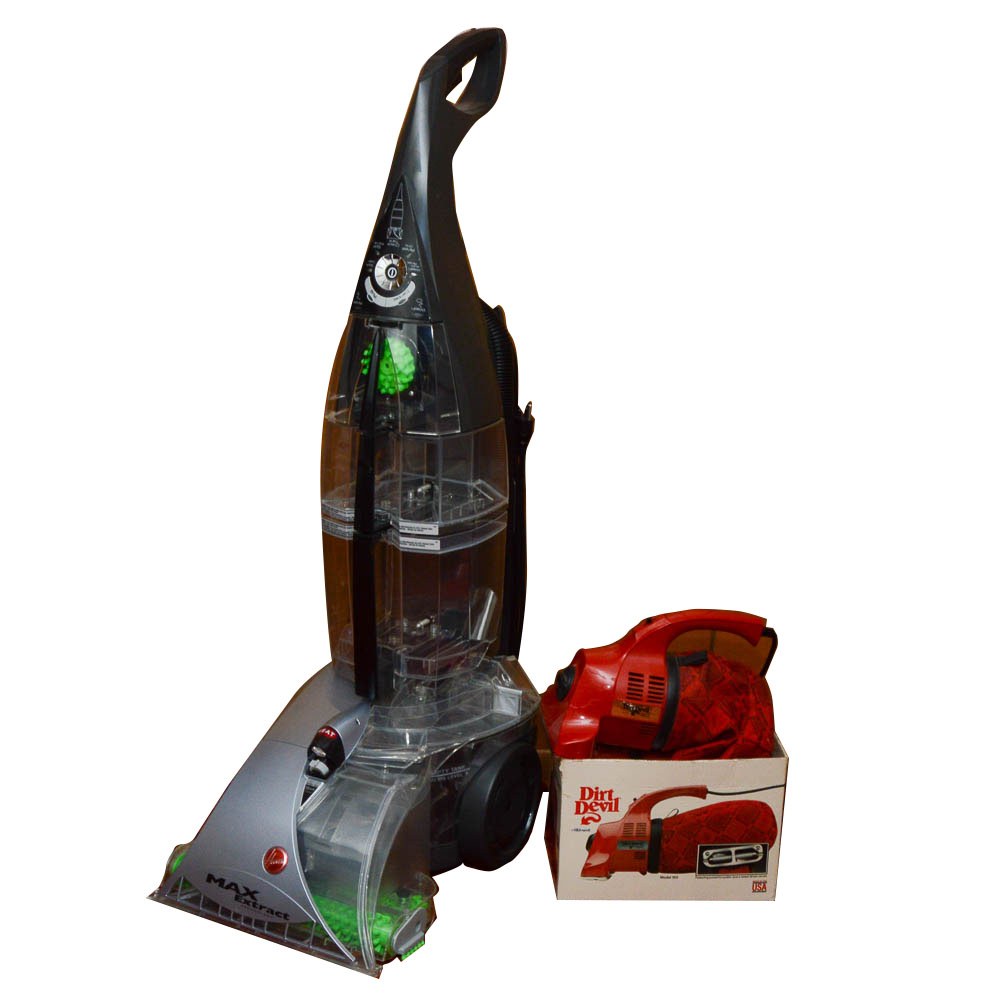 Hoover Max Extract And Dirt Devil Royal Vacuums Ebth