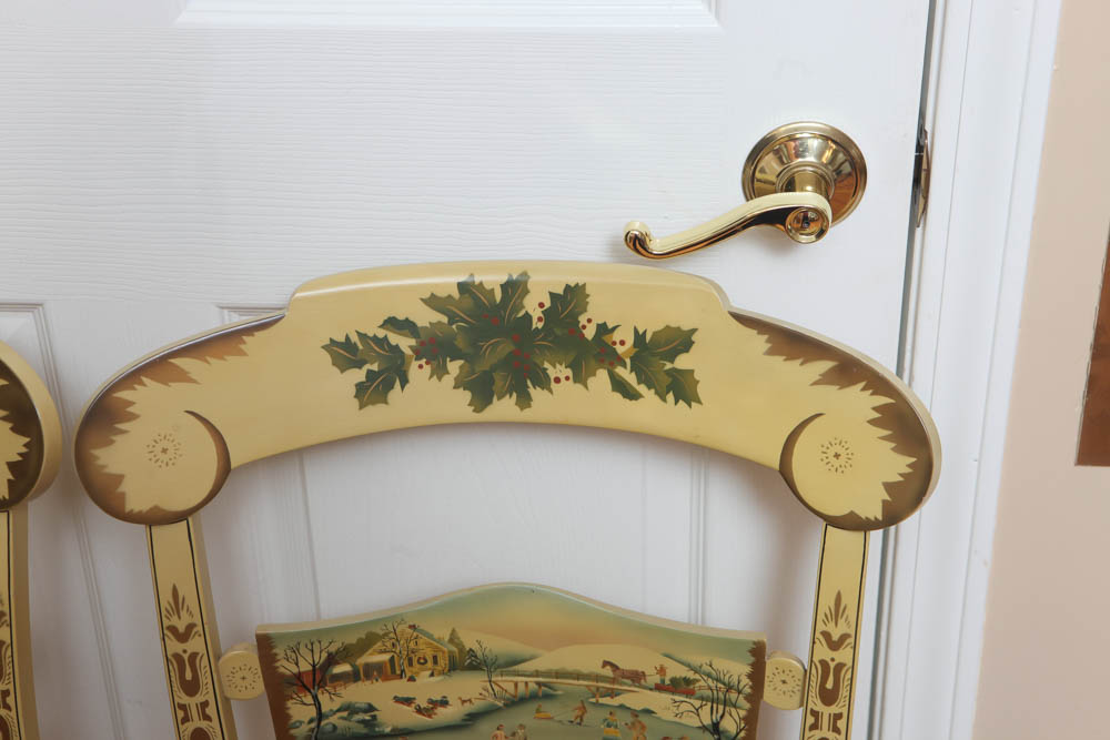 Hitchcock "Christmas Series" Chairs EBTH