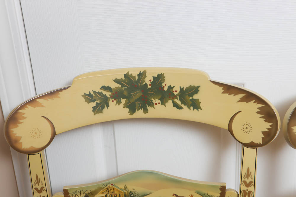 Hitchcock "Christmas Series" Chairs EBTH