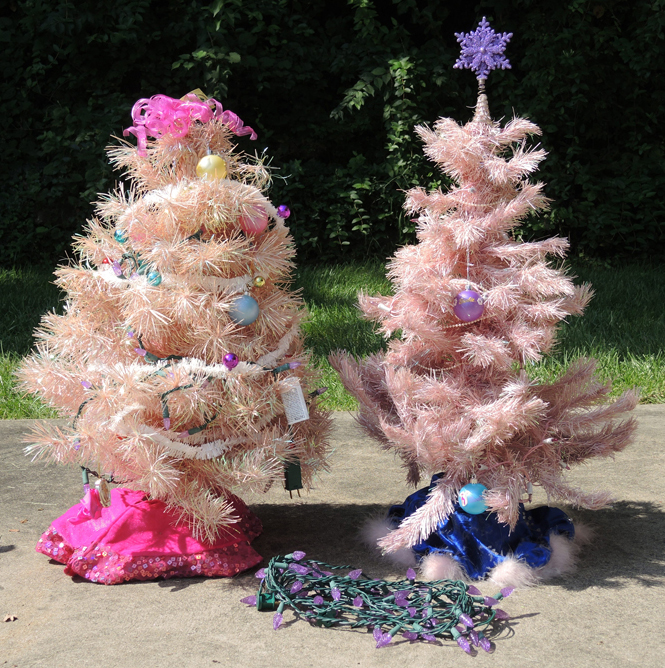 pink barbie christmas tree