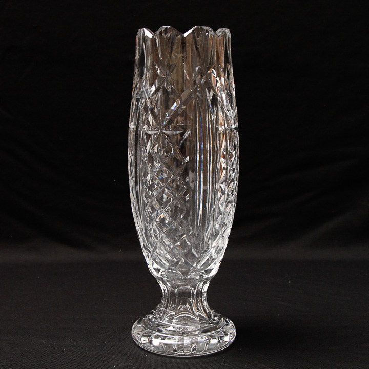Waterford Crystal Pedestal Vase EBTH
