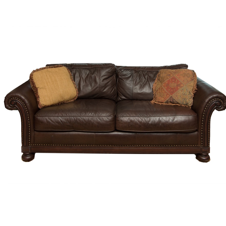 Bernhardt Leather Sofa