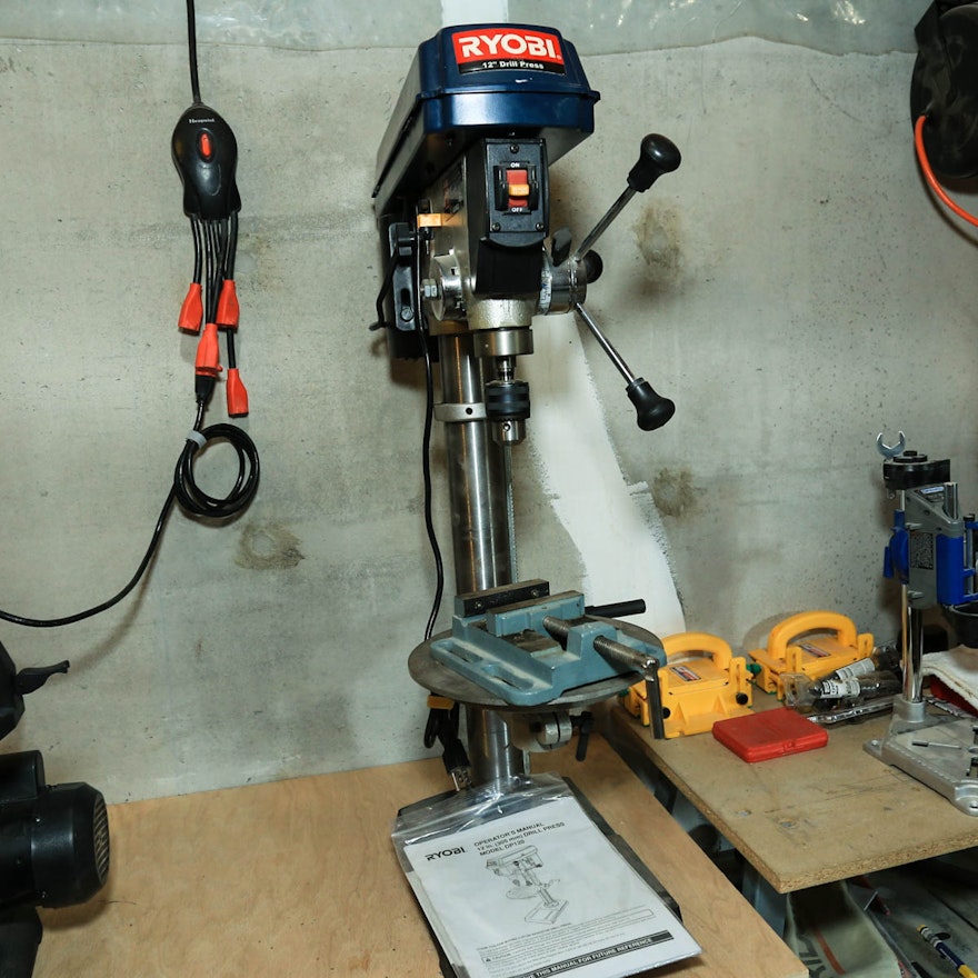 Ryobi 12 Bench Drill Press Model Dp120 Ebth