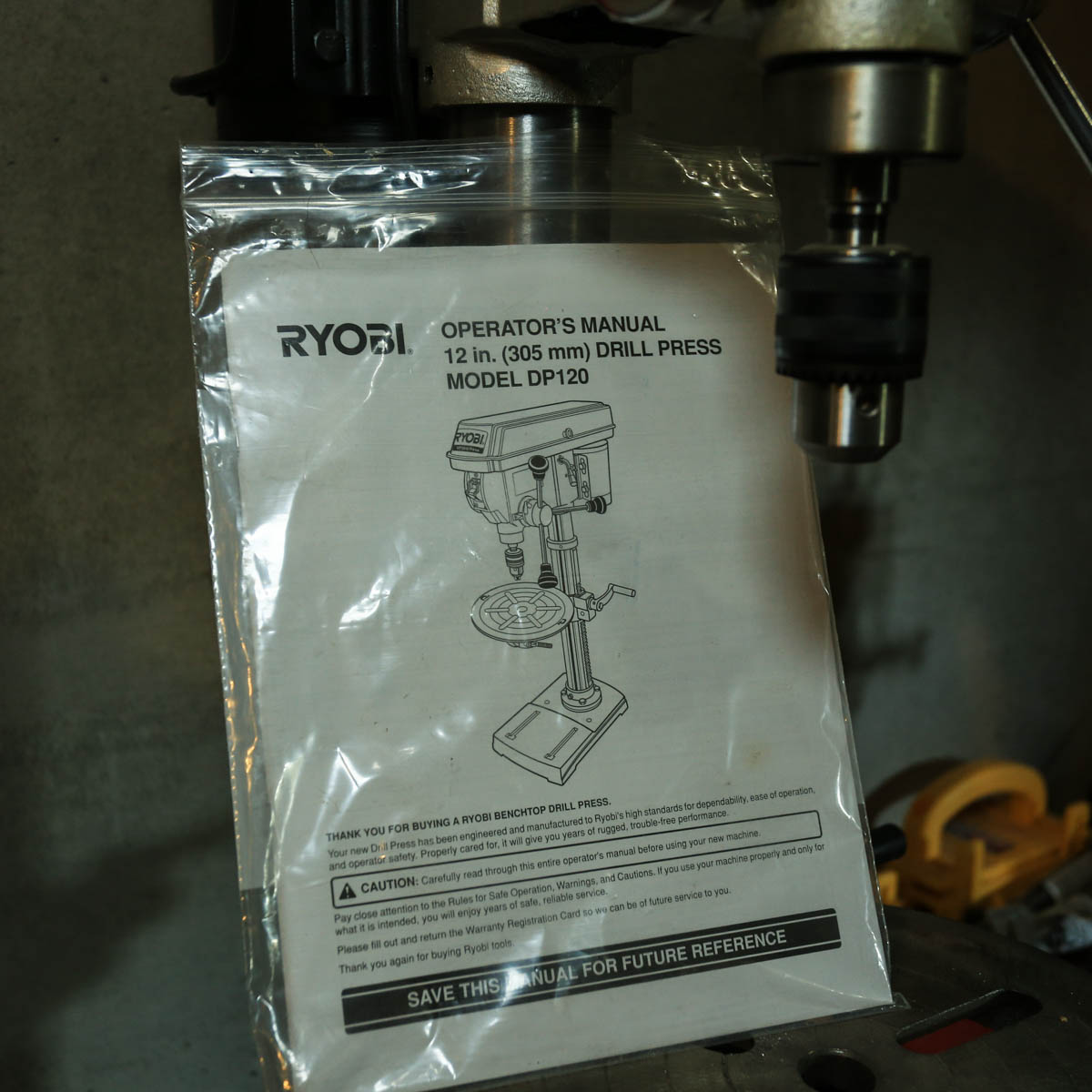 Ryobi 12" Bench Drill Press Model DP120 EBTH