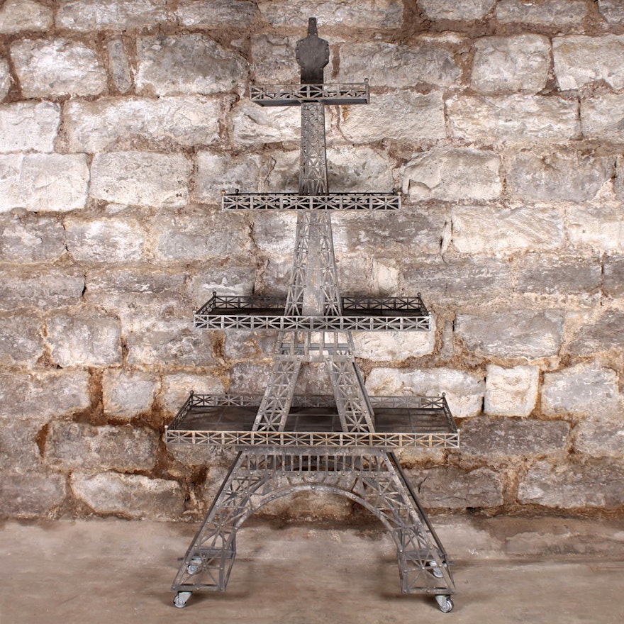 Large Metal Eiffel Tower Display Shelf | EBTH