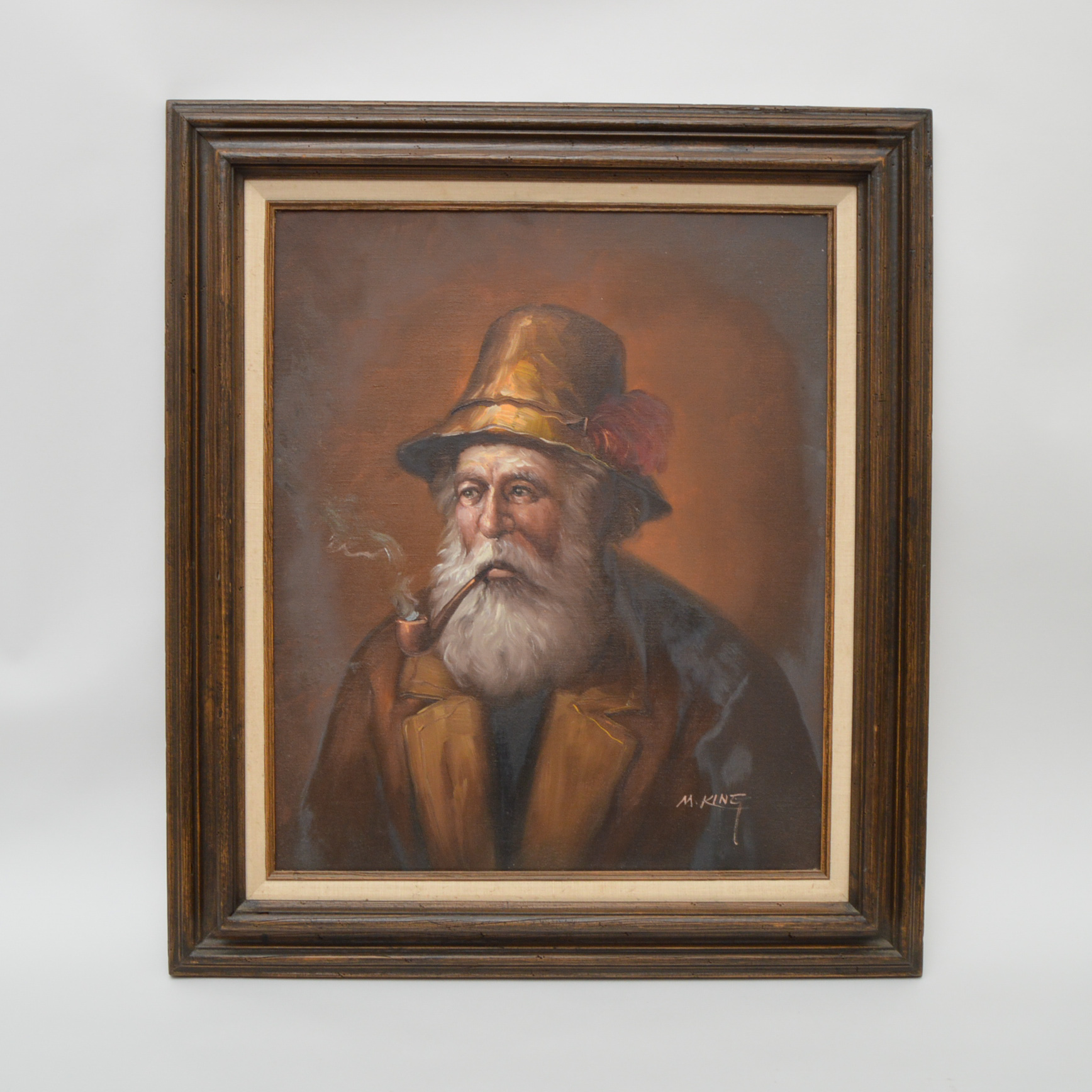 Original Portait Oil Painting by M. King EBTH